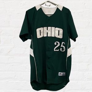 Russell‎ Athletics Ohio #25 Baseball Jersey Men’s Sz Medium